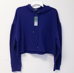 Wild Fable Purple Pullover Crop Sweater
